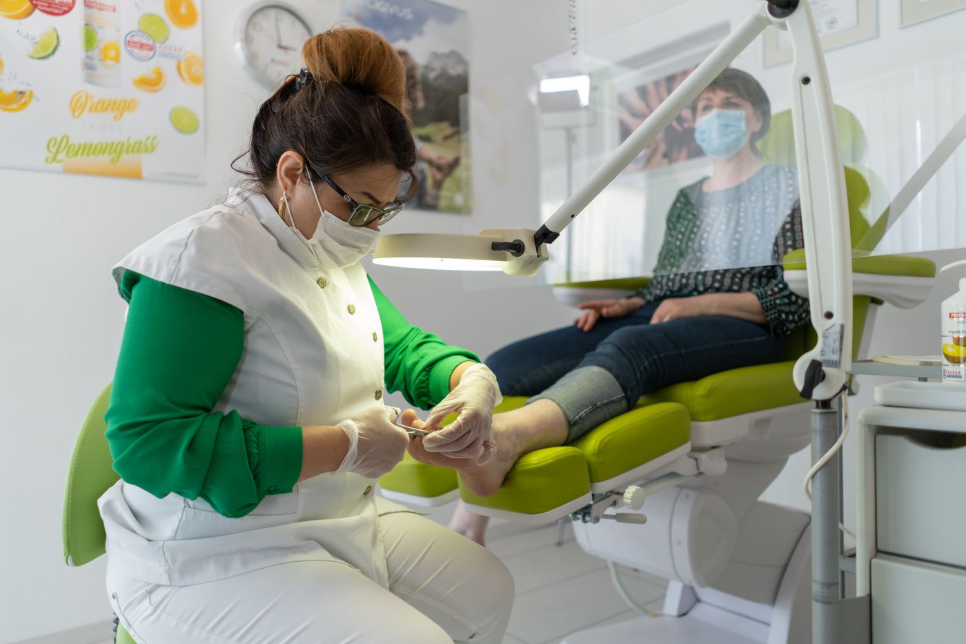 Luxury pedicure service